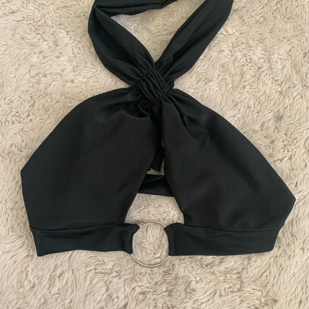 My boo wrap around halter crop top - Picture 3 of 5